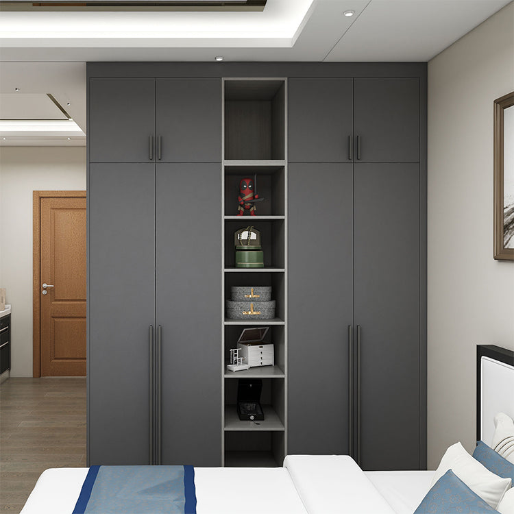 Hdf Modern Clothes Wall Cabinet Designs Melamine Particle Board Mdf Bedroom Set with New Modern Home Customized Wardrobe