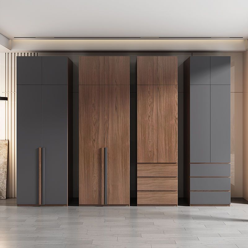 2024 Contemporary Bedroom Furniture Set Metal Wardrobe Clothes Organizer Clothes Storage Modular Closet