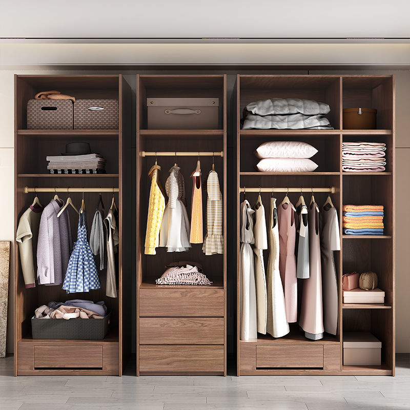 2024 Contemporary Bedroom Furniture Set Metal Wardrobe Clothes Organizer Clothes Storage Modular Closet