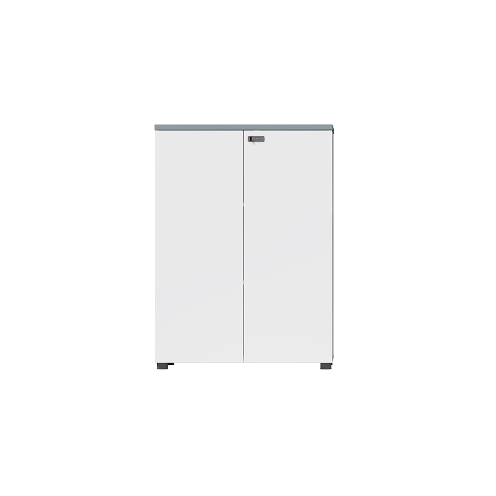 GENOVA Modern Office Furniture Wardrobe Wood Dwarf Storage Cabinet for Home Office & School Factory Model 09F0807 09F0808