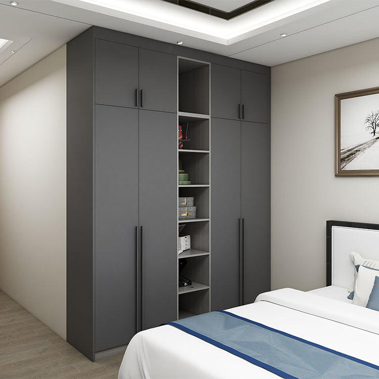 Hdf Modern Clothes Wall Cabinet Designs Melamine Particle Board Mdf Bedroom Set with New Modern Home Customized Wardrobe